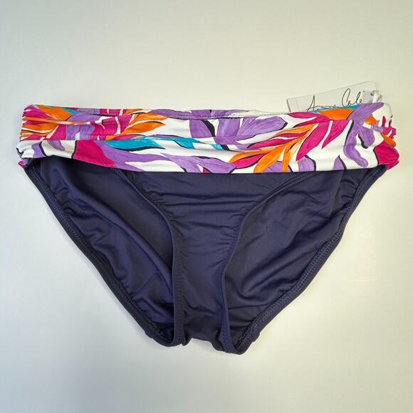 Anne Cole Two Piece Marilyn Printed Halter Bikini Top & Bottom Juniors Small NWT - Picture 5 of 11